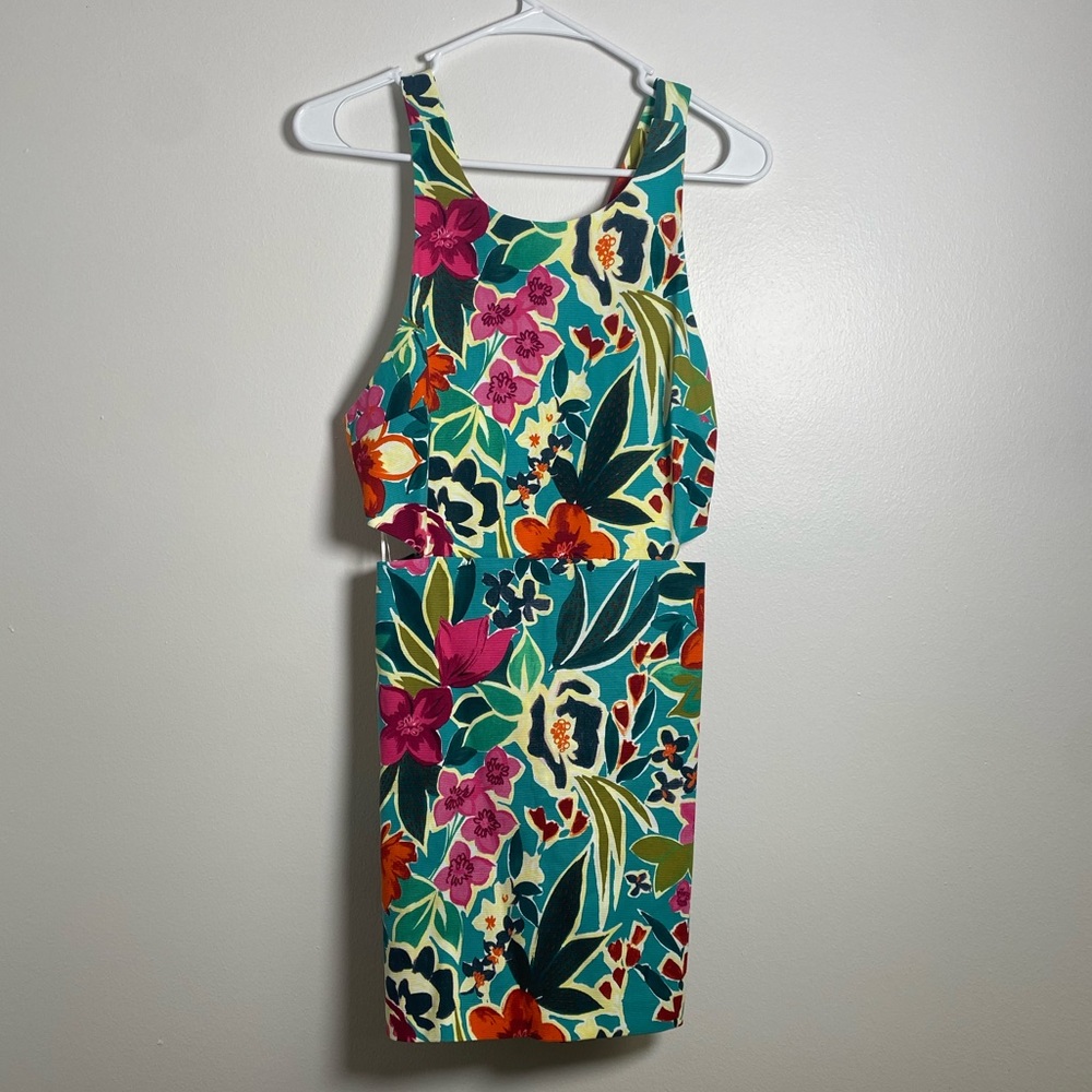 Zara Floral Print Mini Dress